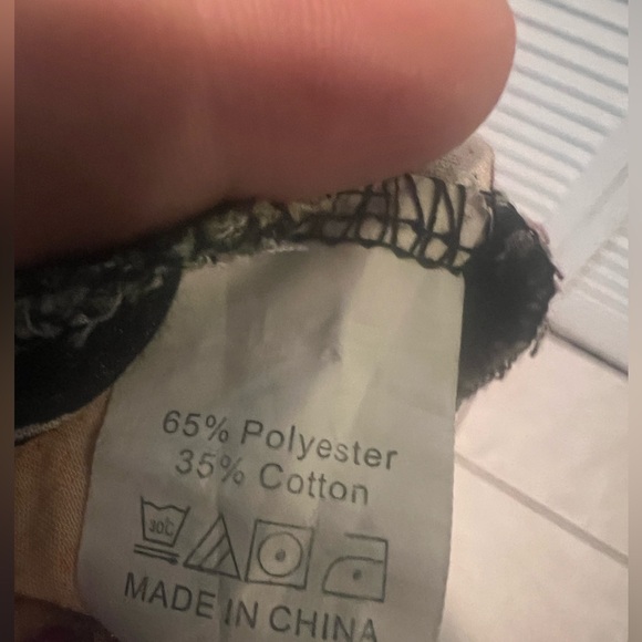 Floral Border High Waist Plus Dress - Picture 6 of 7